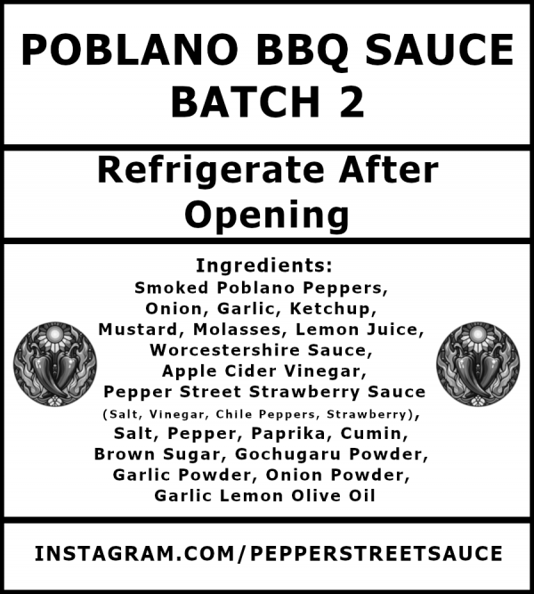 Poblano BBQ Sauce - 16oz
