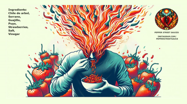 Strawberry Serrano Hot Sauce - 5oz